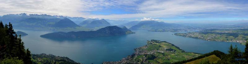 Lac des 4 cantons depuis Rigi (drone) 16.07.2017