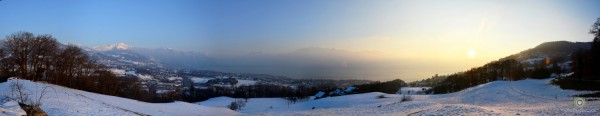 Vevey depuis les hauts - 17.02.2013  