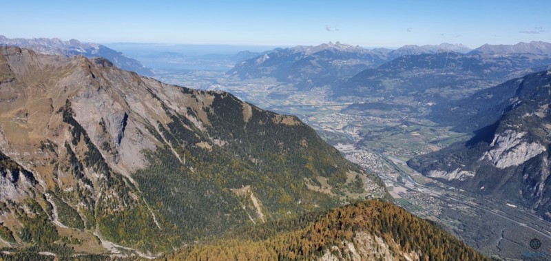 Vue direction le Chablais et le Léman