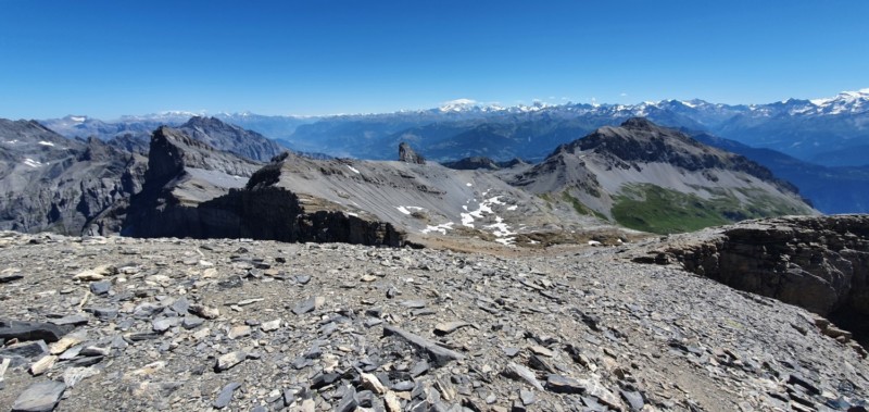 Le sommet vue sur Sion