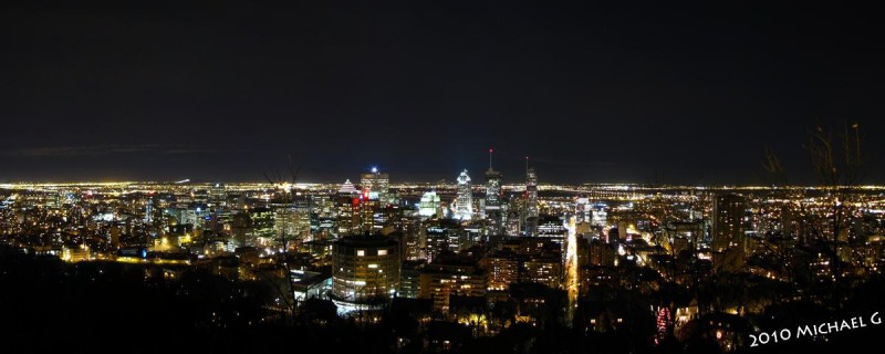 Montréal, depuis le mont royal