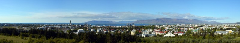 Reykjavik depuis le Perlan