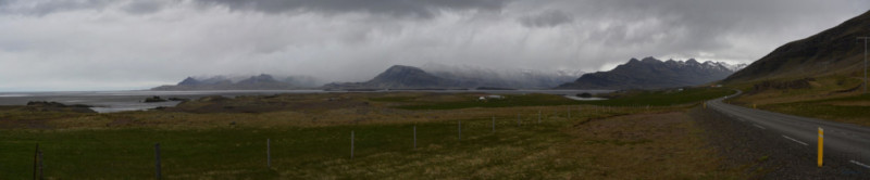Route 1 vers Fáskrúðsfjörður