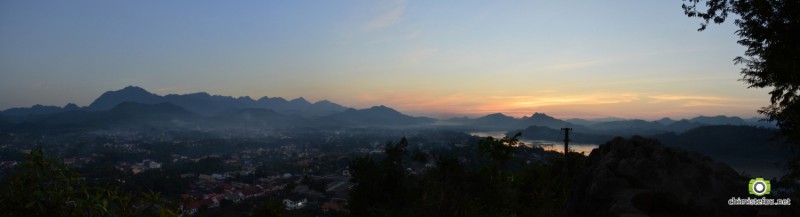 Luang Prabang depuis la colline de Phu Si