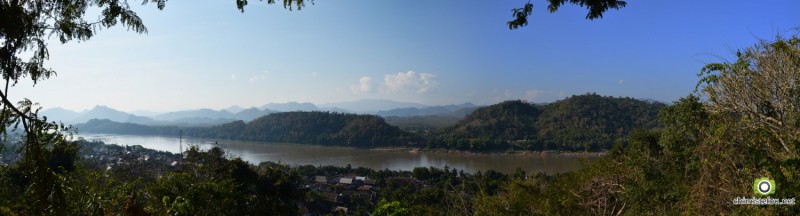 Luang Prabang depuis la colline de Phu Si