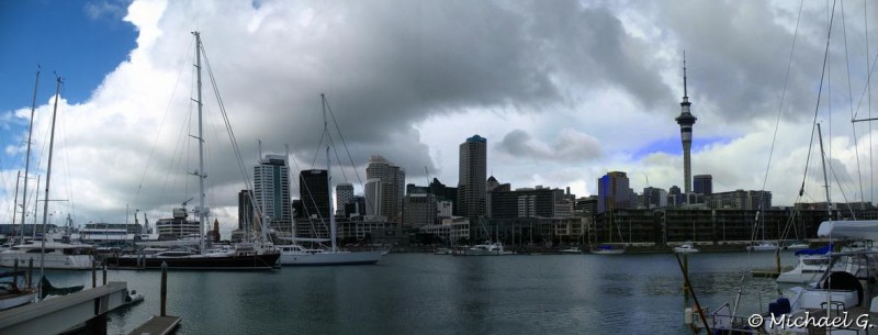 Auckland, île du nord - première ville du pays (c'est pas la capitale ;) )