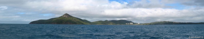 Hamilton Island from the sea - Whitsundays - Queensland