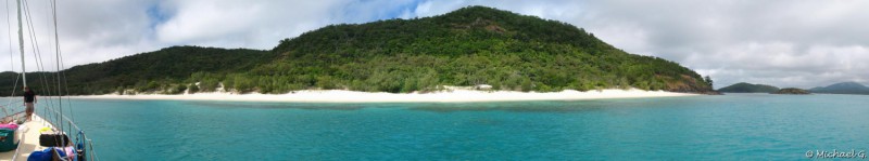 Sailing near the great reef and snorkelling - Whitsundays - Queensland