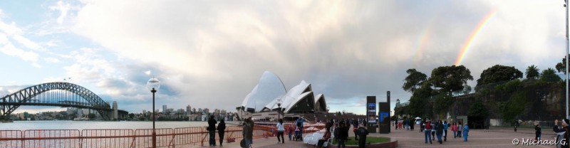 Opera House with a Rainbow ! - Sydney - New South Wales