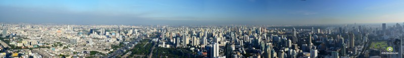 Bangkok from Baiyoke sky tower 2