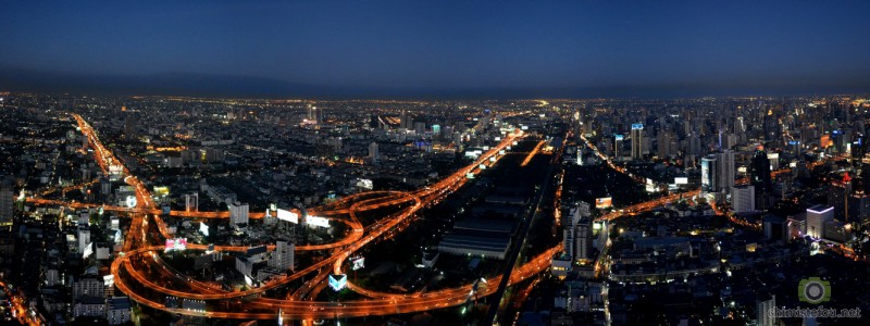 Bangkok from Baiyoke sky tower 1