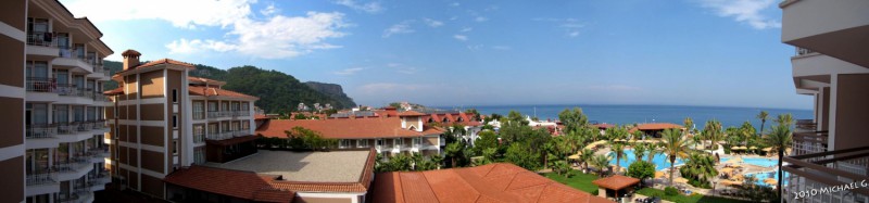 Kiriş, vue depuis notre hotel